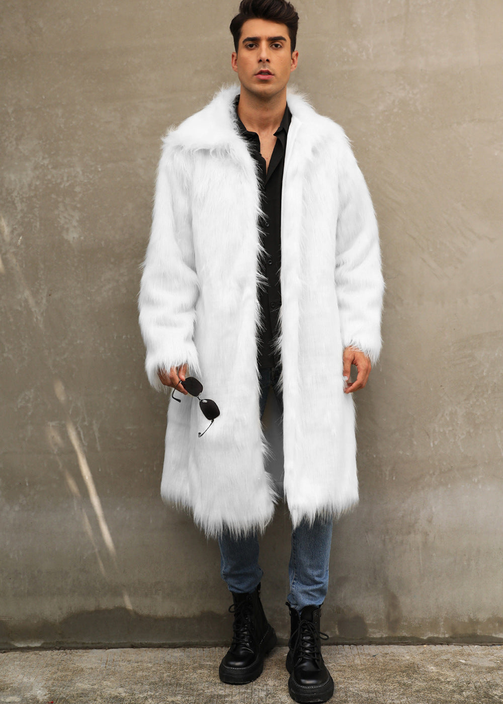 Men's Imitation Fur Coat, Warm and Popular for Fall/Winter - XIEL