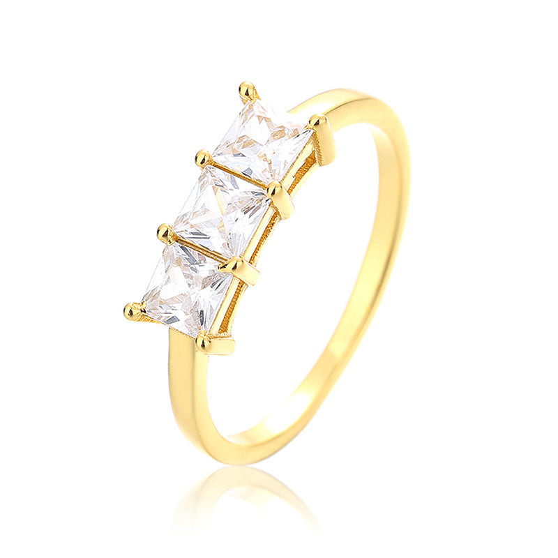 Female Niche Zircon 925 Silver Ring - XIEL